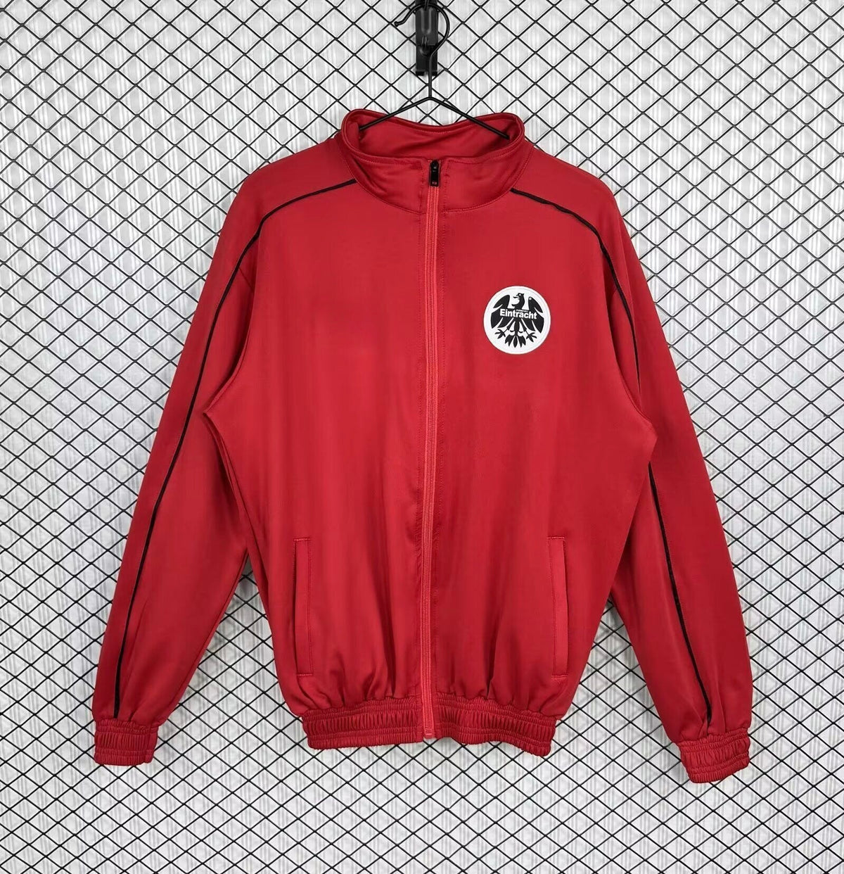Eintracht Frankfurt Retro Vintage Style Windbreaker Jacke Jersey – Back View