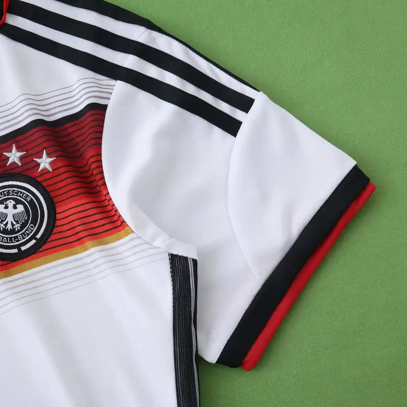 2014 Germany World Cup Deutschland White Retro Kids Football Jersey – 6