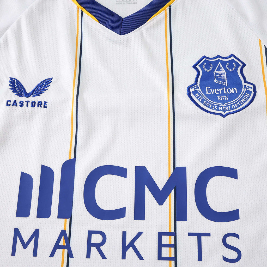 Everton  2026-2027 Season Away White Football Jersey Trikot Maillot V3