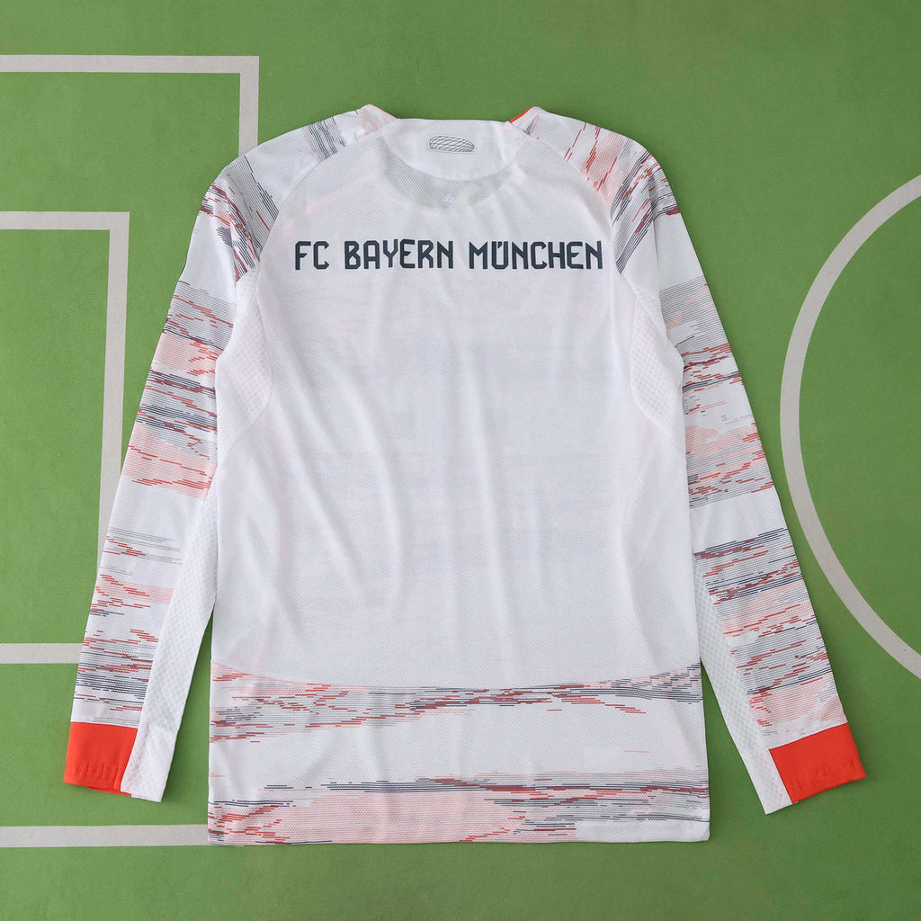 F.C Bayern München 2025-2026 Season Away Long Sleeve Football Jersey Trikot Maillot V2