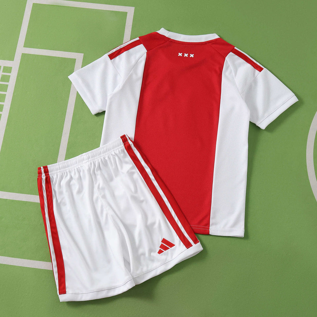 A.F.C. Ajax 2026-2027 Season Home Kids Football Jersey Trikot Maillot V2