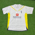2009 Tottenham 2010 White Retro Football Jersey – Back View