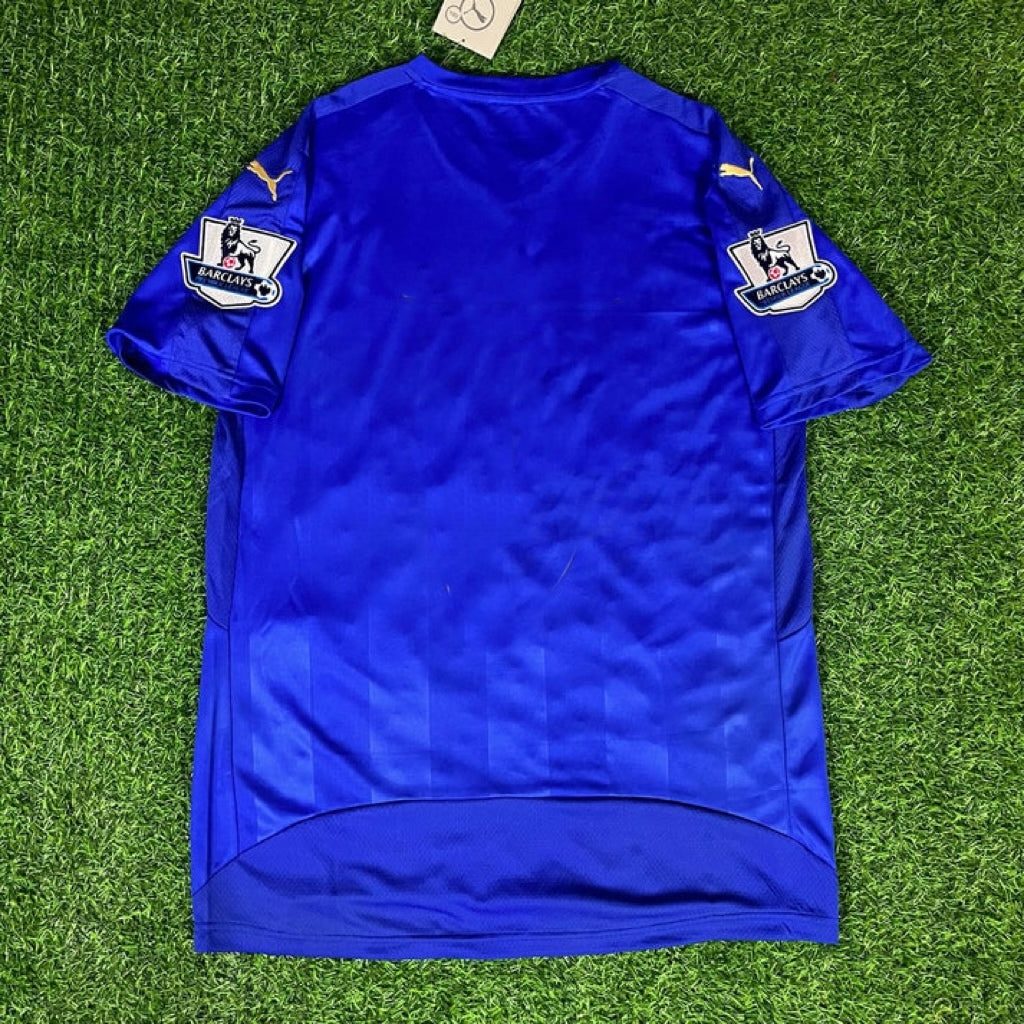 2015/16 Leicester City Premier League Retro Football Jersey – Front View