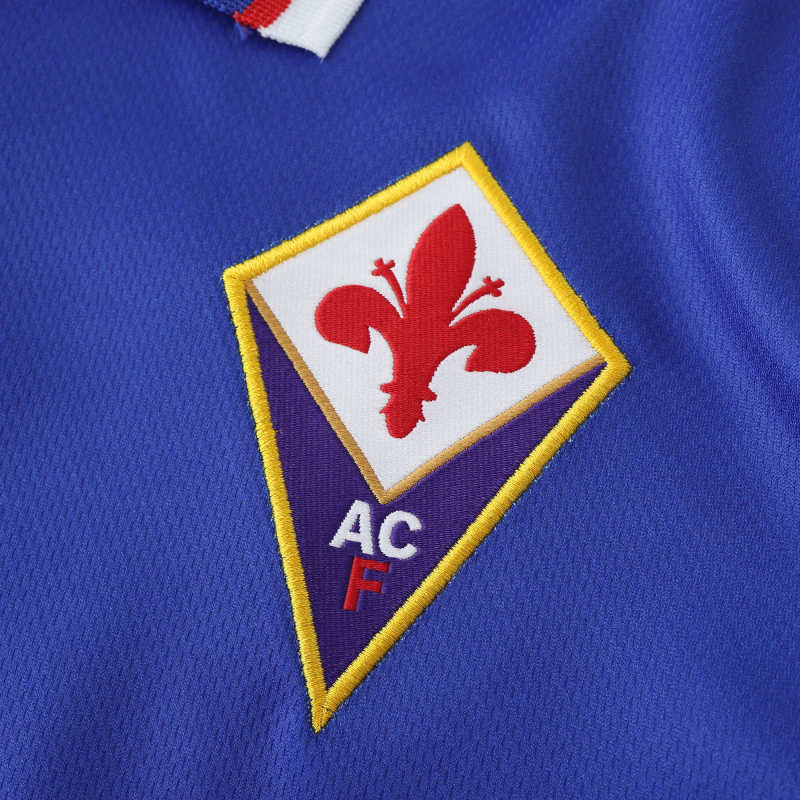 Fiorentina 95/96 Season Blue Home Retro Football Jersey – 7