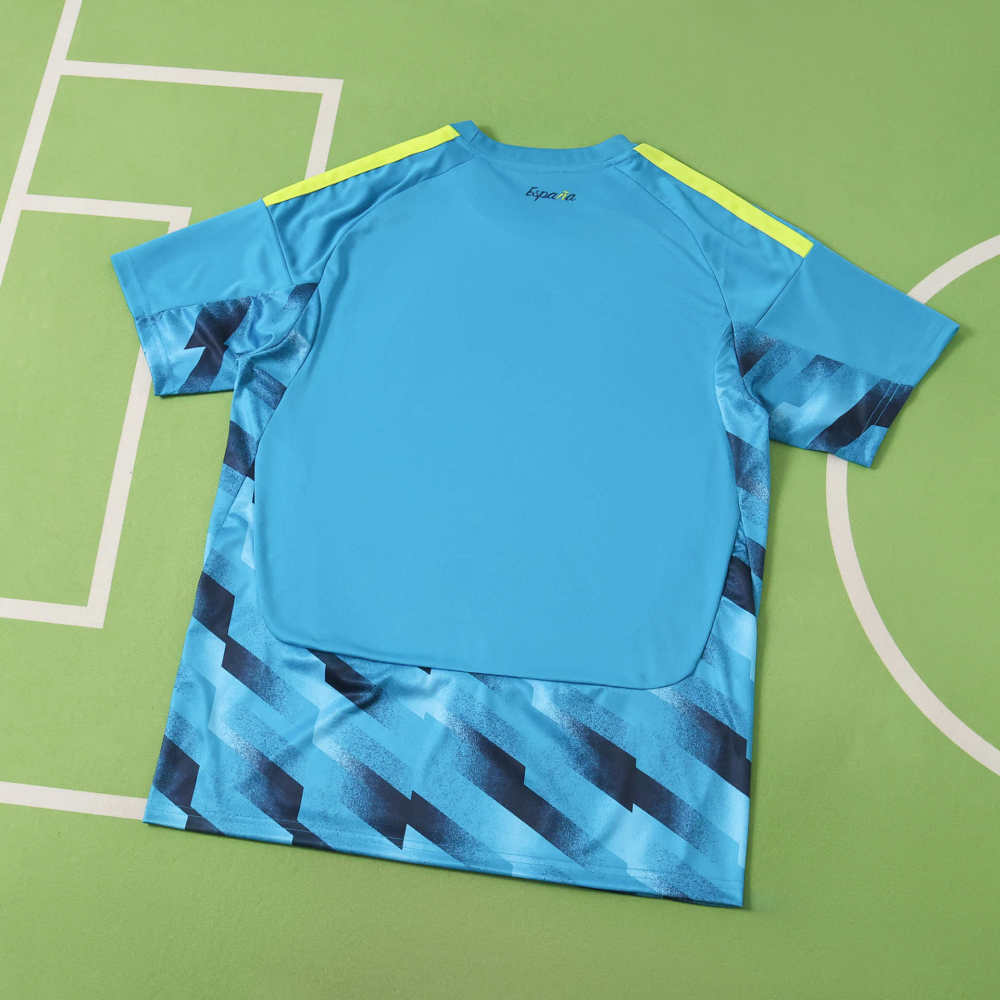 2026 Spain World Cup Goalkeeper Blue Special Football Jersey – Front View