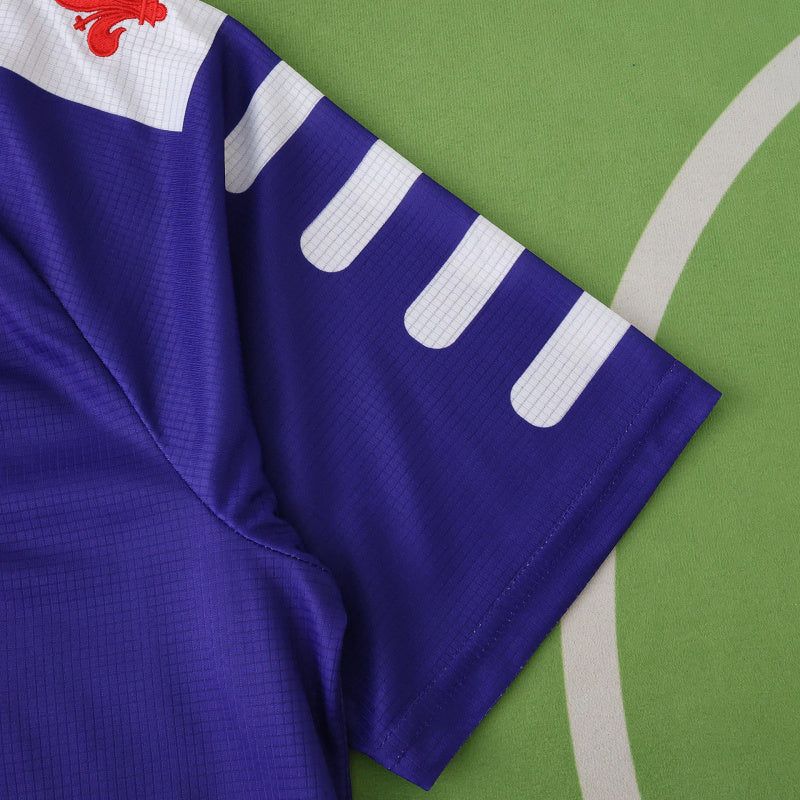 1998 Fiorentina Season Home Retro Football Jersey – Front View