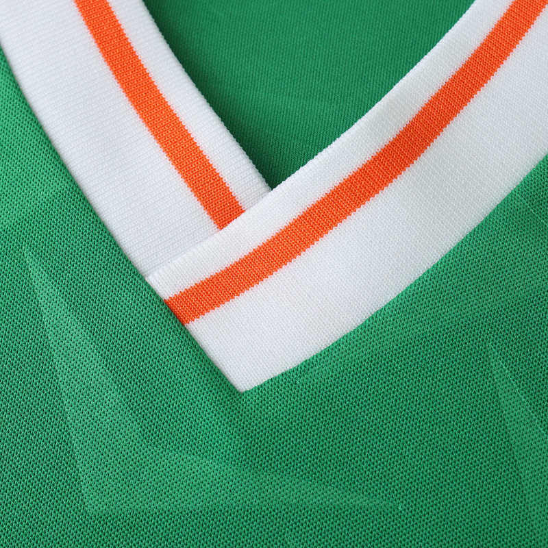 Ireland 1990 Season Home Retro Jersey Soccer – Front View