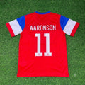 Brenden Aaronson Away Retro Football Jersey – Back View