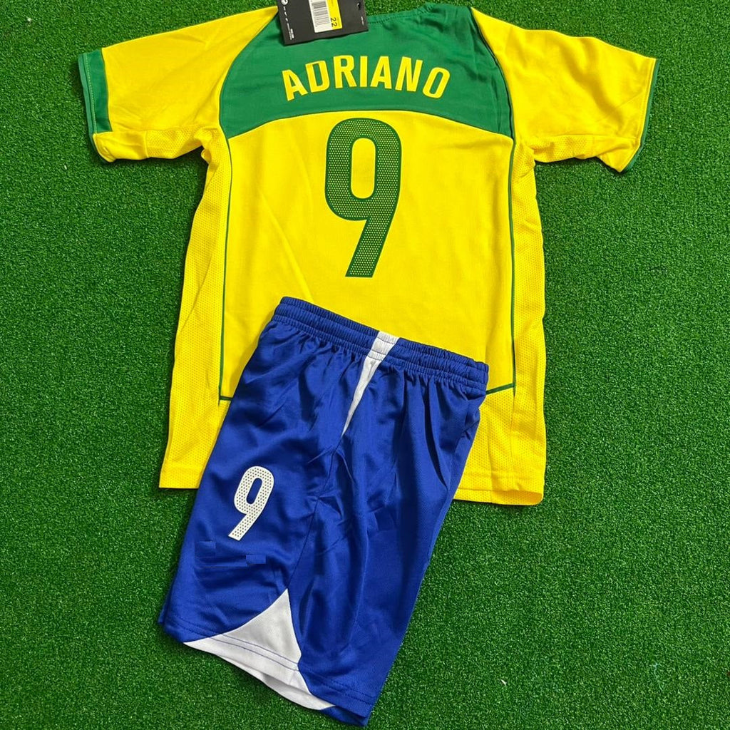 2004/06 Adriano Brazil Retro Kids kit – Back View