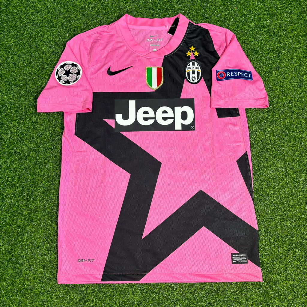 Alessandro del Piero #10 Juventus Pink 2012 2013 Season Retro Jersey – Front View