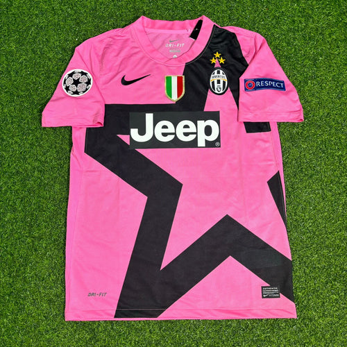 Alessandro del Piero #10 Juventus Pink 2012 2013 Season Retro Jersey – Front View