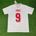 Alex Frei Switzerland White Retro Football Jersey – Back View