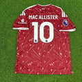 Liverpool New Season 2027 Red Home Football Jersey – Alexis Mac Allister – Back View