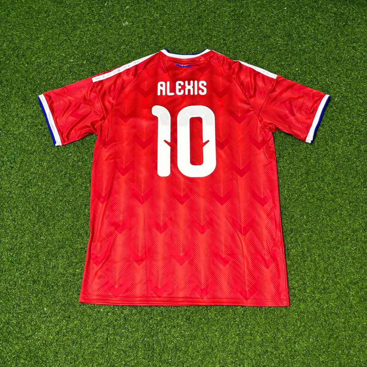 Alexis Sánchez Chile 2026 New Season Home Football Jersey – Back View