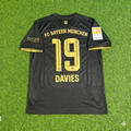 2021/22 Alphonso Davies Bayern Munich Away Football Jersey – Back View