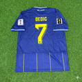 Amar Dedic Bosnia and Herzegovina 2026 World Cup Blue Football Jersey – Back View