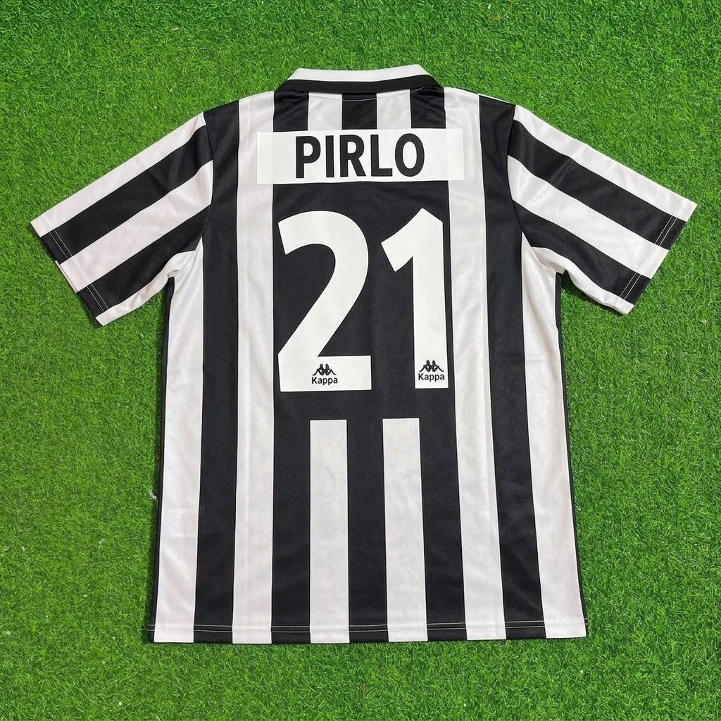 Andrea Pirlo Juventus Special Retro Football Jersey Kit – Back View