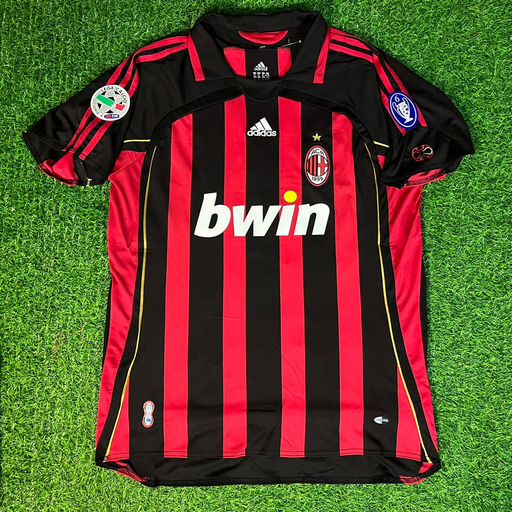 Andrea Pirlo 2006-07 AC Milan Retro Jersey – Front View