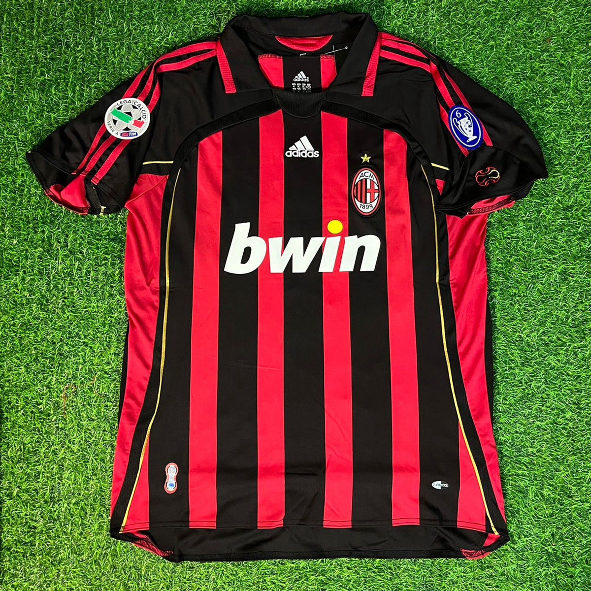 Andrea Pirlo 2006-07 AC Milan Retro Jersey – Front View