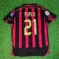 Andrea Pirlo 2006-07 AC Milan Retro Jersey – Back View
