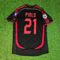 Andrea Pirlo 21 – AC Milan 2006–2007 Retro Kit Jersey – | | | – Back View
