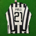 Andrea Pirlo Juventus 2014 2015 Retro Long Sleeve Jersey – Back View