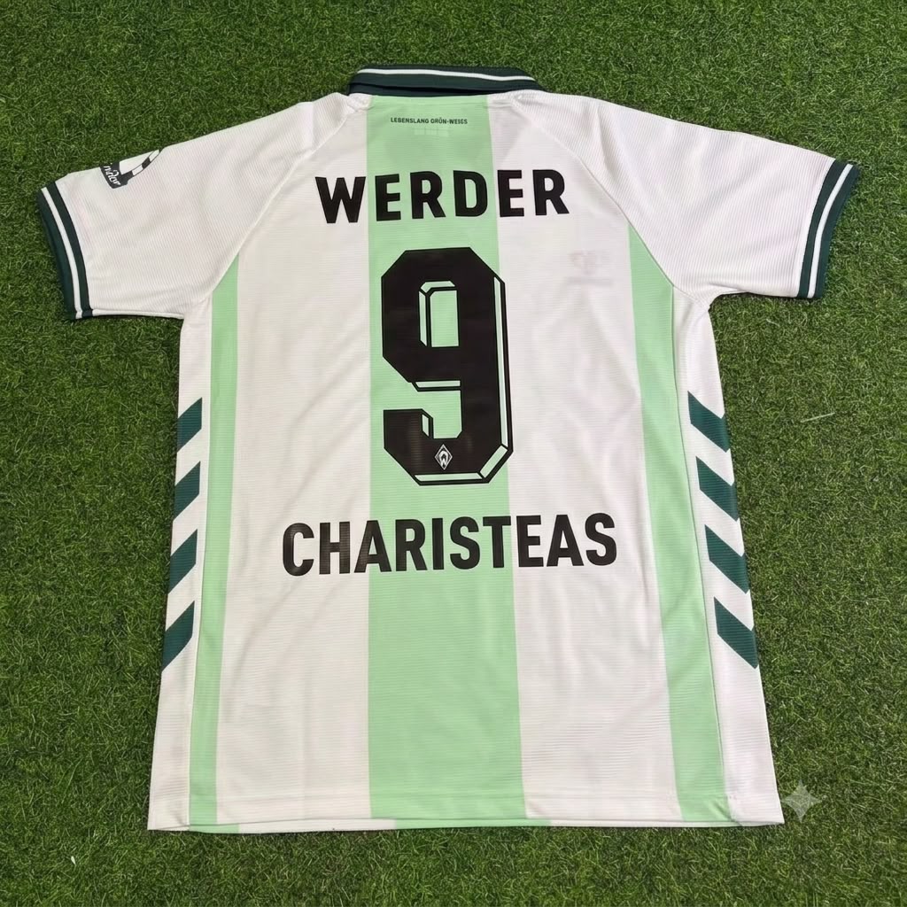 Angelos Charisteas Werder Bremen Special Football Jersey – Back View