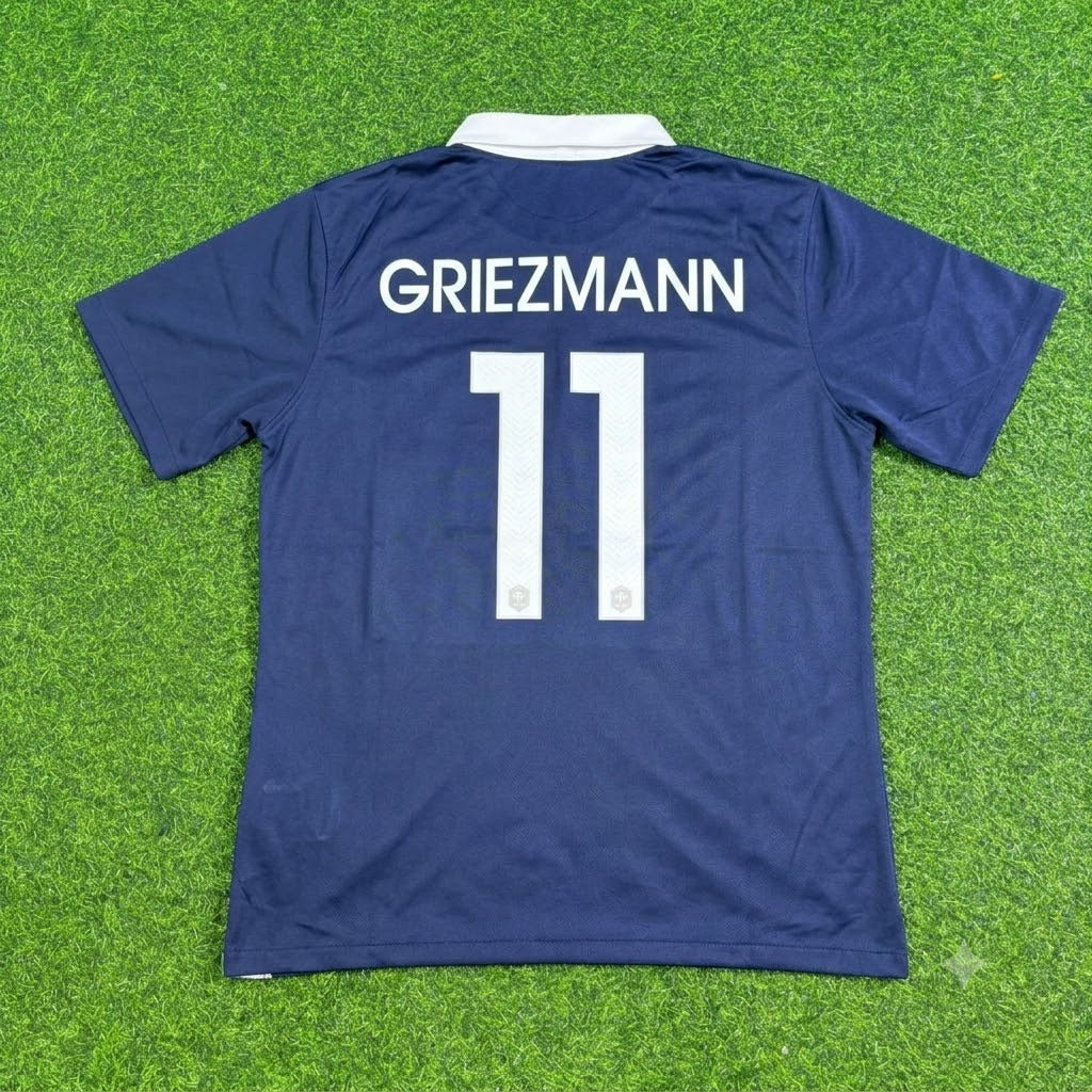 2014 France World Cup Antoine Griezmann #11 Football Jersey – Back View