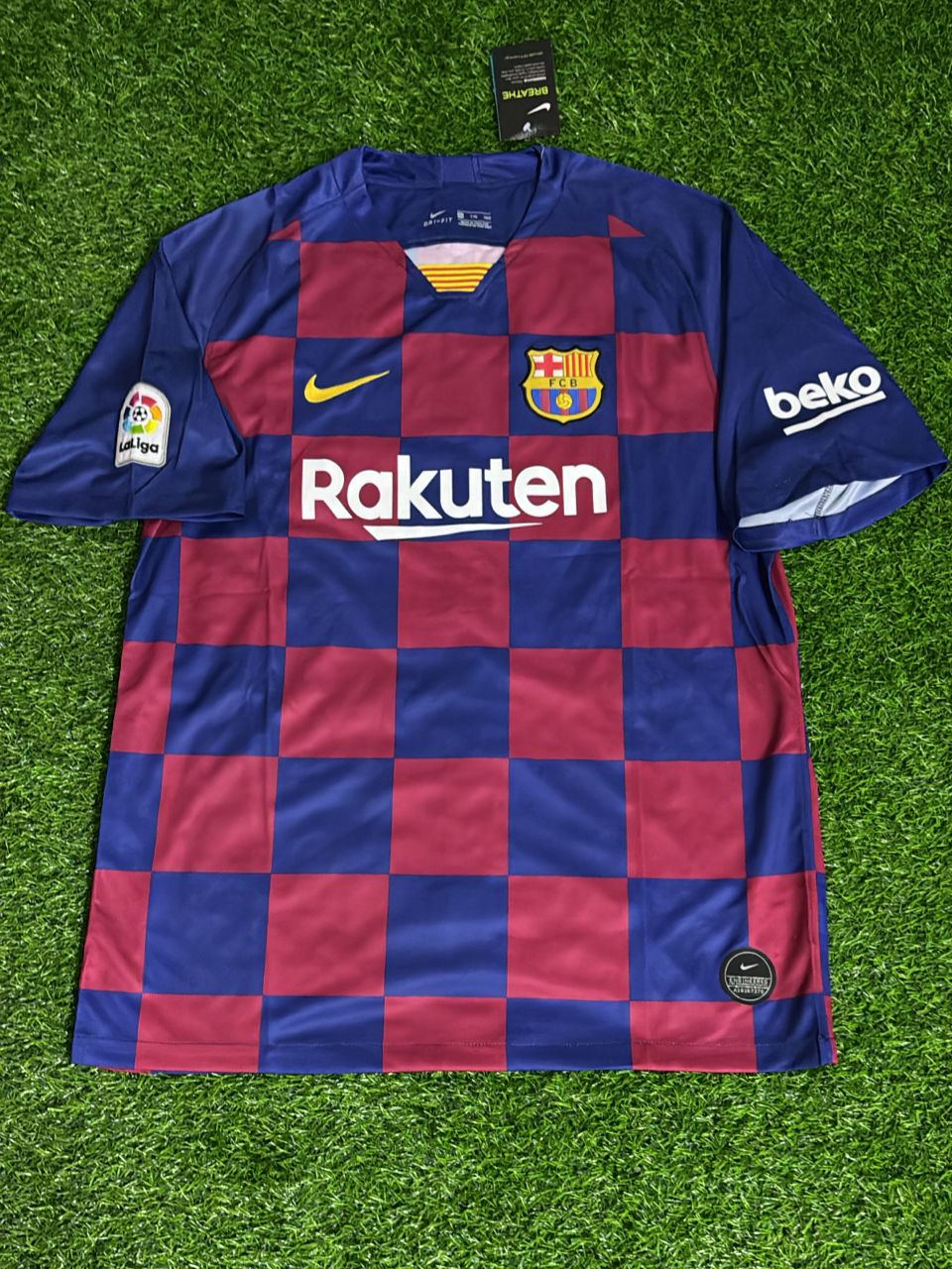 2019/20 Antoine Griezmann Barcelona Home Retro Football Jersey – Front View