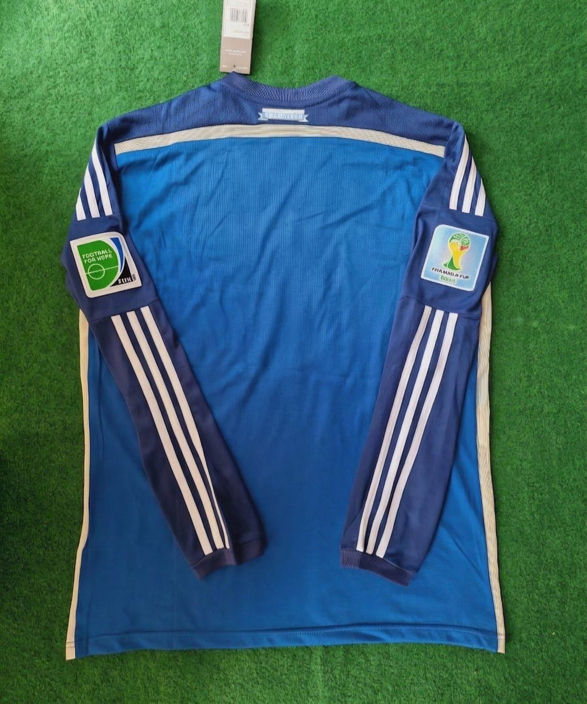 Argentina 2014 World Cup Retro Football Jersey Kit – Back View