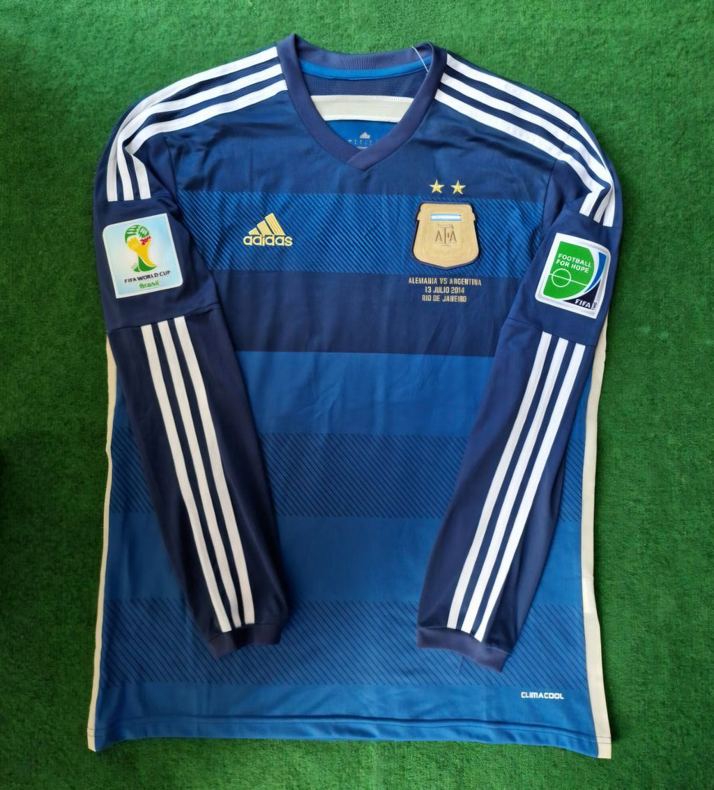 Ezequiel Lavezzi Argentina 2014 World Cup Retro Football Jersey – Front View