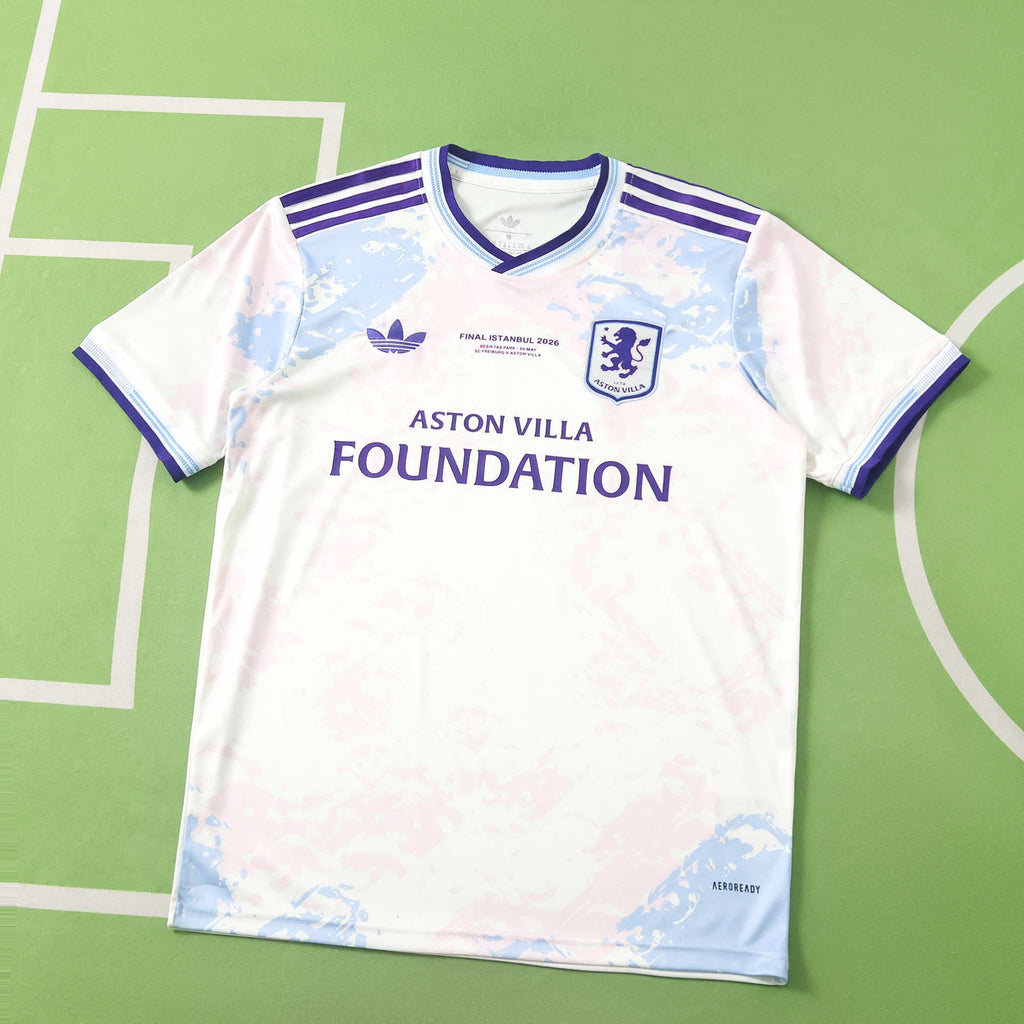Aston Villa F.C. 2025-2026 Season Third Final Football Jersey Trikot Maillot