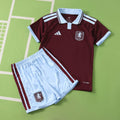 Aston Villa F.C. 2026-2027 Season Home Kid Football Jersey Trikot Maillot