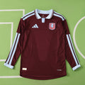 Aston Villa F.C. 2026-2027 Season Home Long Sleeve Football Jersey Trikot Maillot