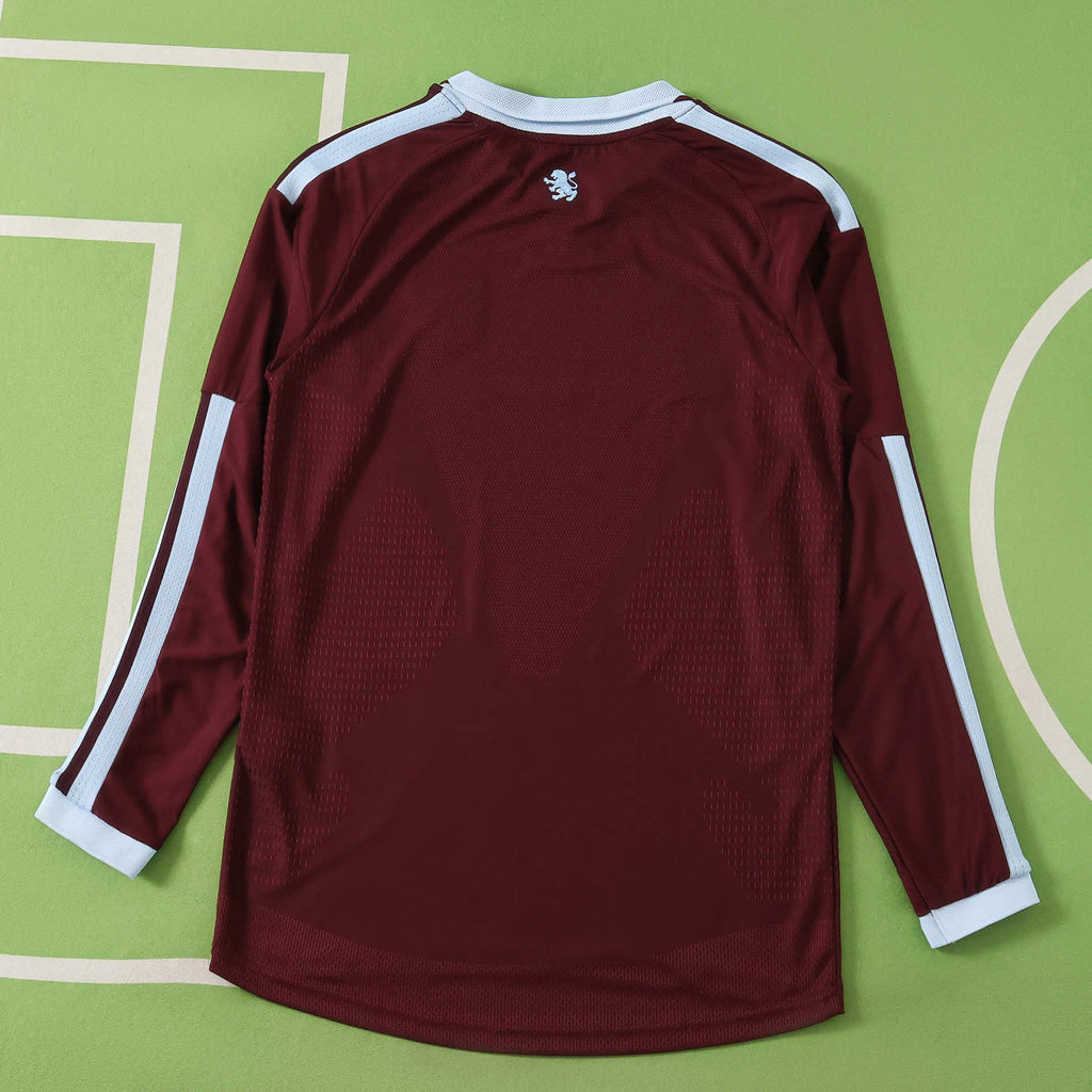 Aston Villa F.C. 2026-2027 Season Home Long Sleeve Football Jersey Trikot Maillot V2