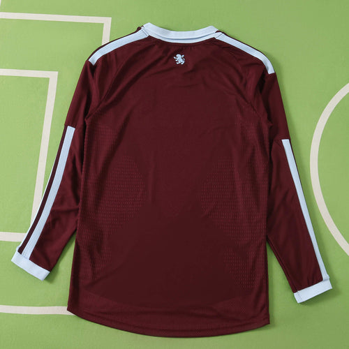 Aston Villa F.C. 2026-2027 Season Home Long Sleeve Football Jersey Trikot Maillot V2