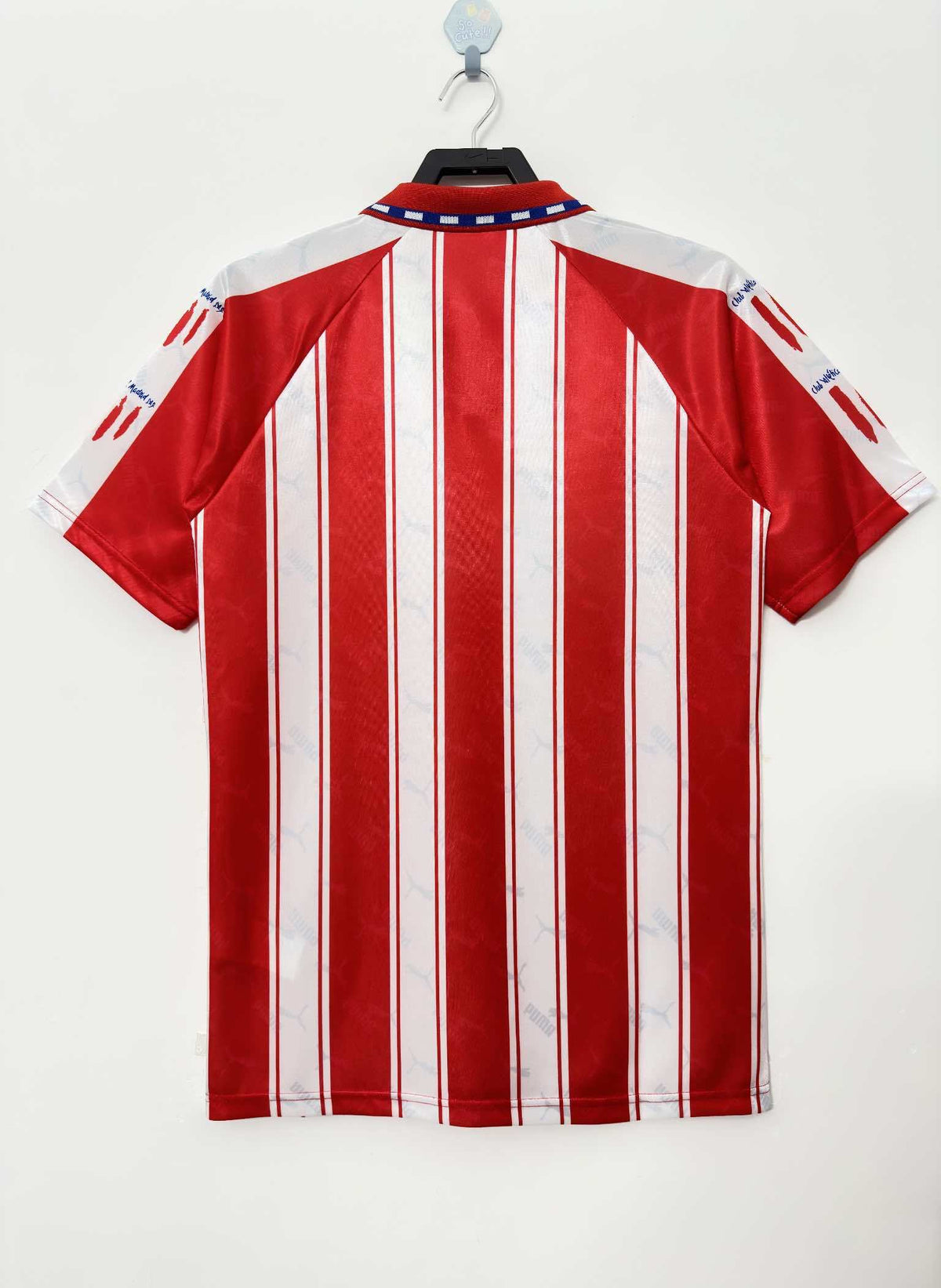 Atlético de Madrid 1994-1995 Season Home Retro Football Jersey Trikot Maillot V2