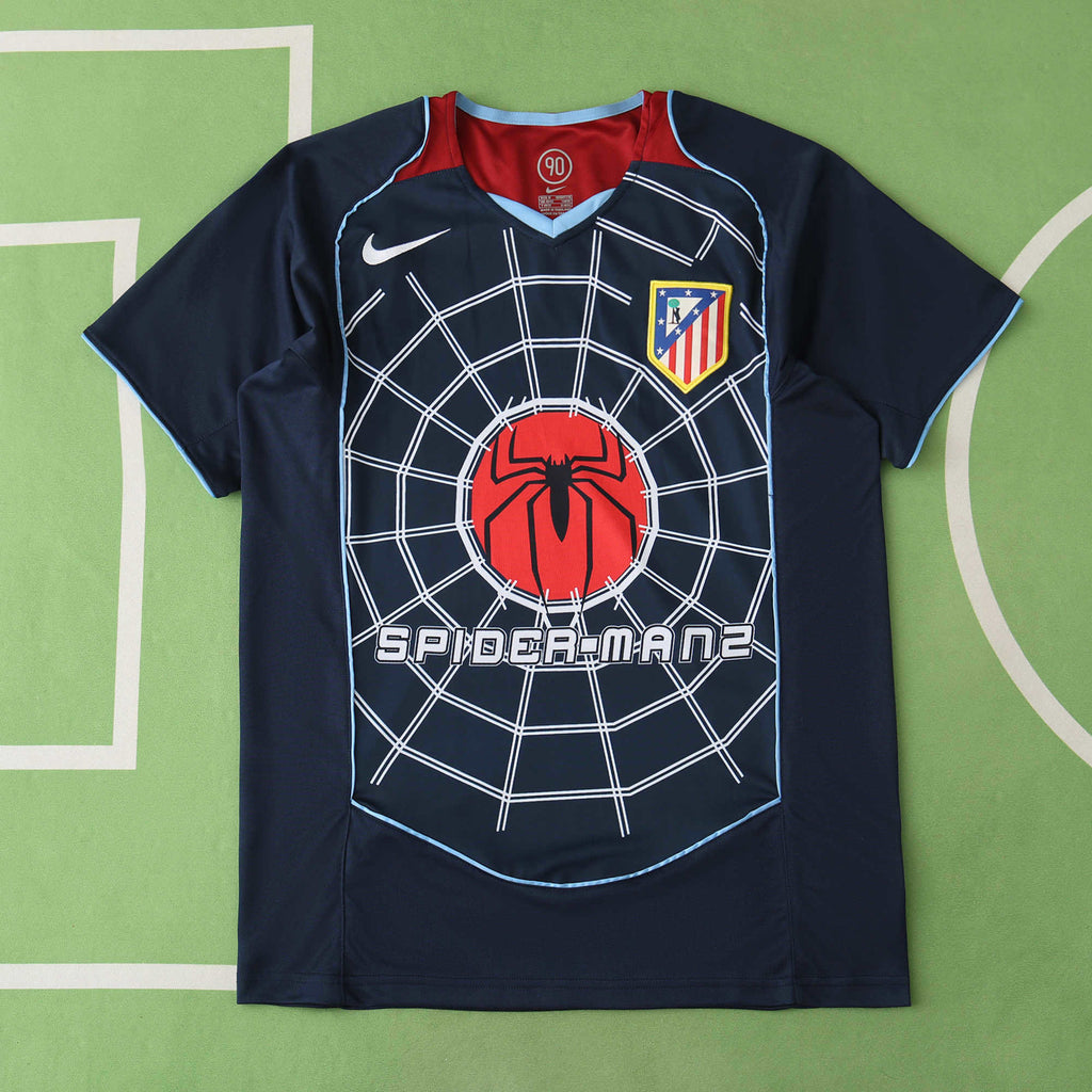 Atlético de Madrid 2004-2005 Season Away Retro Football Jersey Trikot Maillot