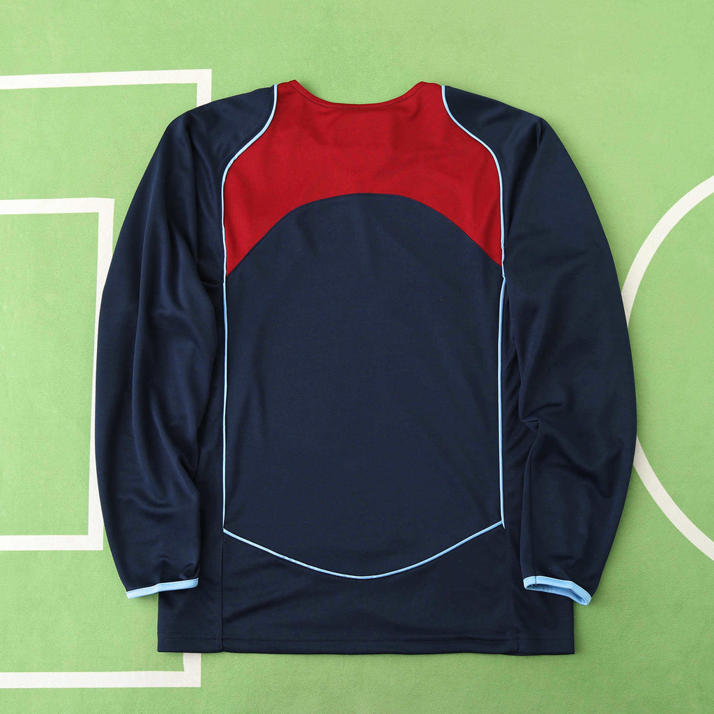 Atlético de Madrid 2004-2005 Season Away Retro Long Sleeve Football Jersey Trikot Maillot V2