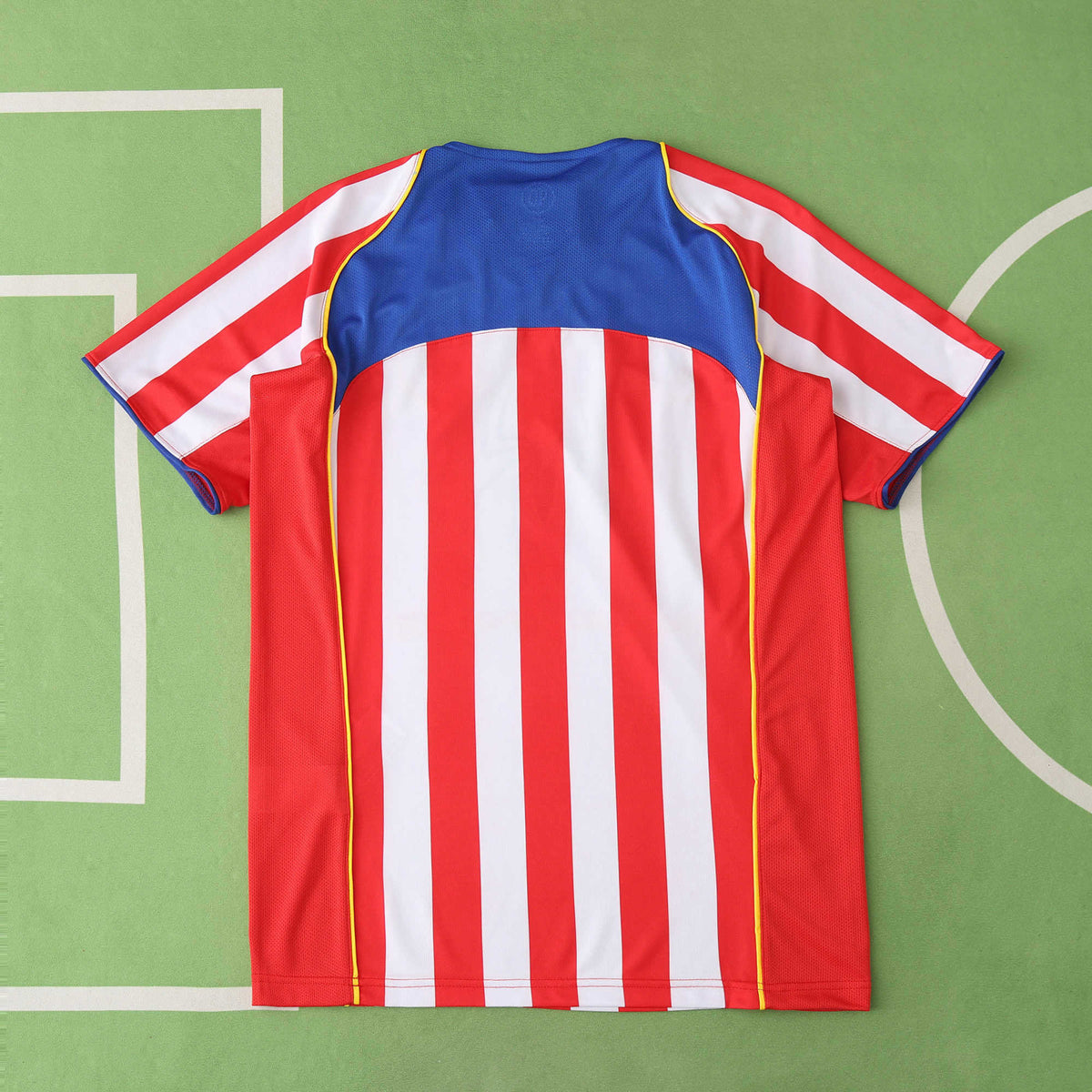 Atlético de Madrid 2004-2005 Season Home Retro Football Jersey Trikot Maillot V2