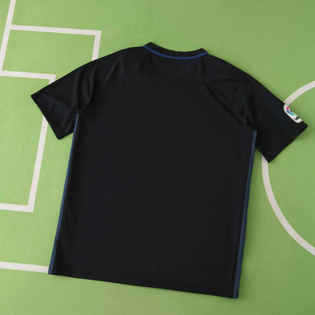 Atlético de Madrid 2016-2017 Season Away Retro Black Football Jersey Trikot Maillot V2