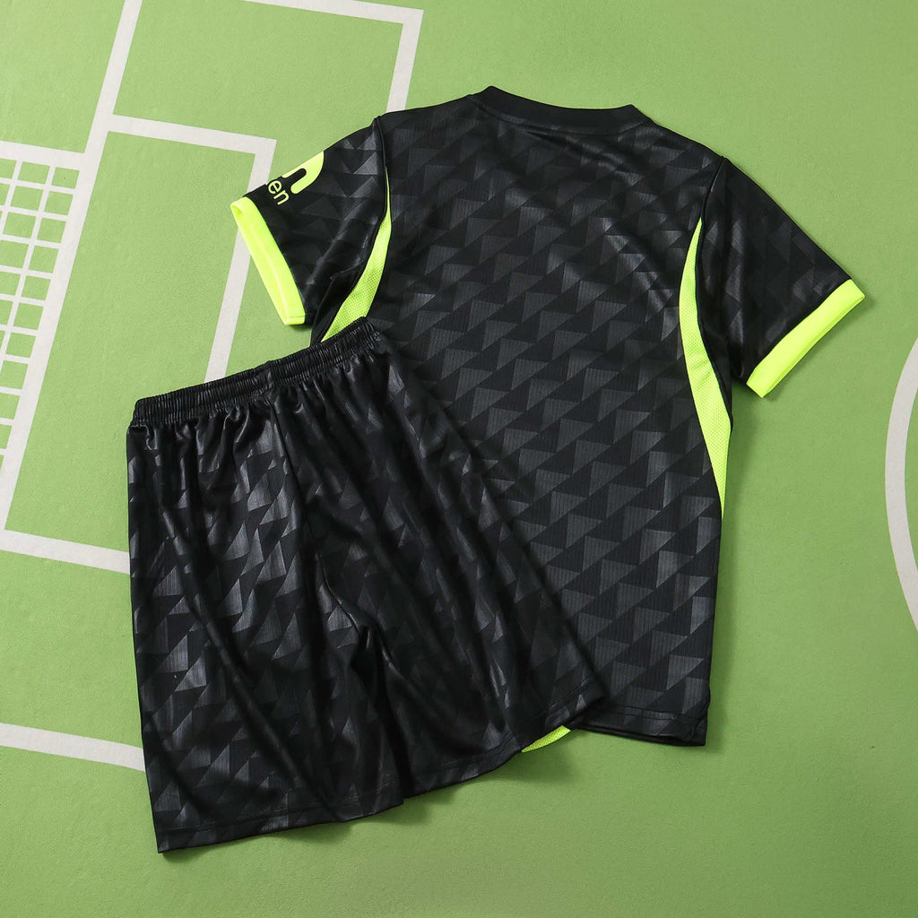Atlético de Madrid 2026-2027 Season Away Black Kids Football Jersey Trikot Maillot V2
