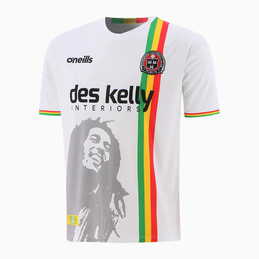 AFC Bob Marley The Wailers Dublin Dalymount Park Special Commemorative Tshirt Jersey