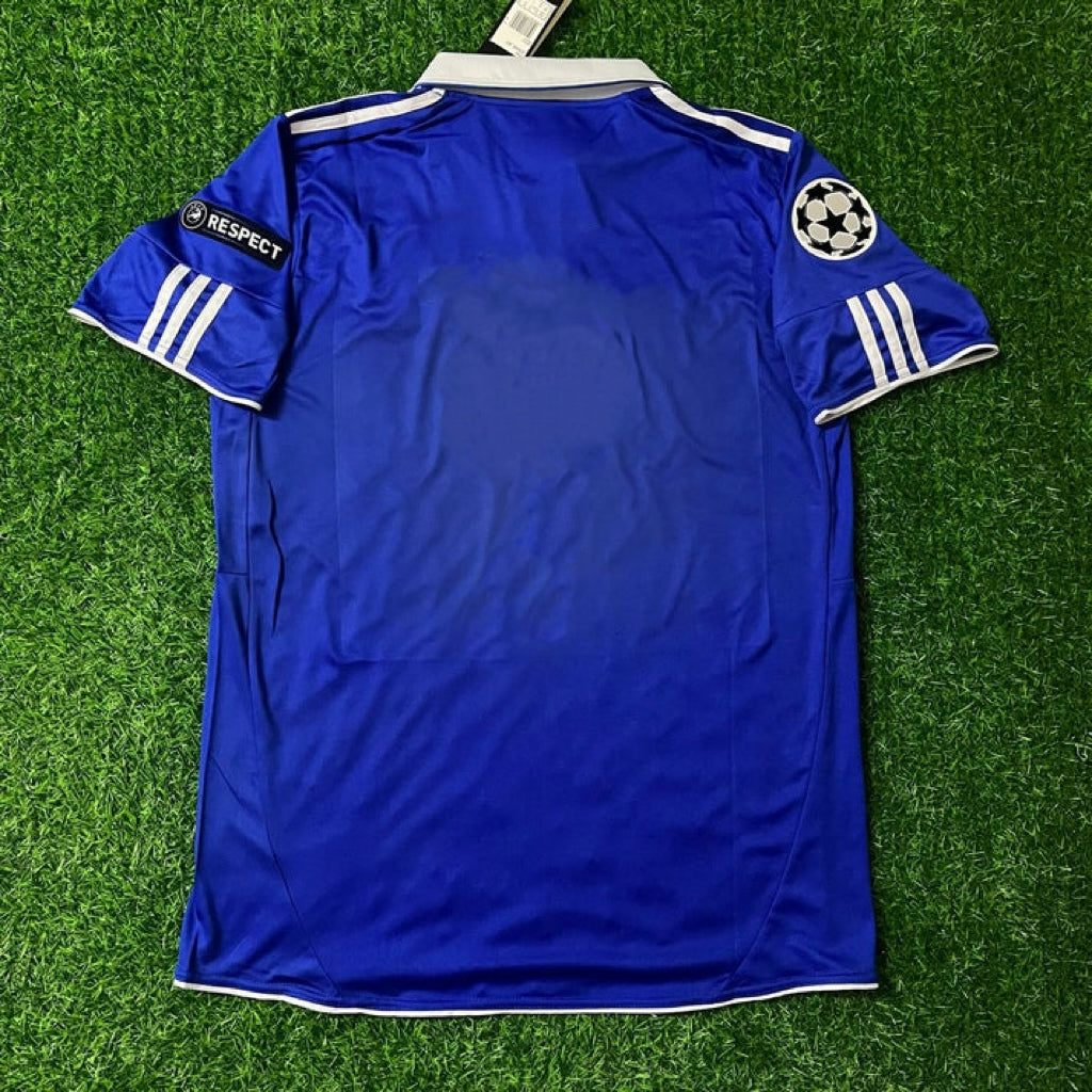 Schalke 04 Season 2010- 11 Retro Champions League Football Jersey – Back View