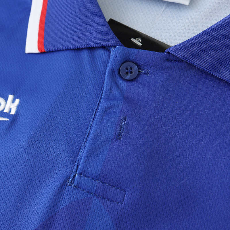 Fiorentina 95/96 Season Blue Home Retro Football Jersey – Detailed View