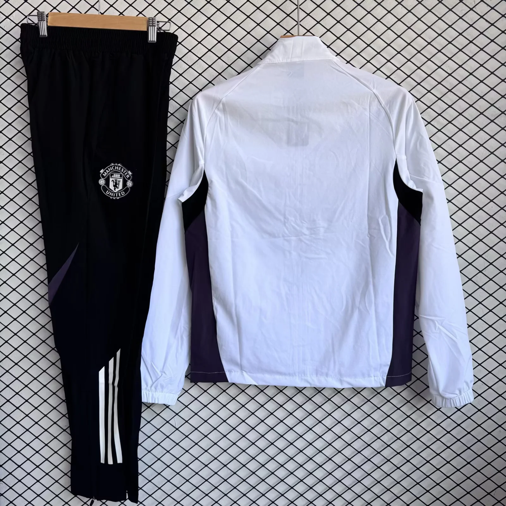 Manchester United 2025/2026 Tracksuit Windbreaker Jacket Pants – Front View