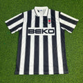 1996/97 Besiktas Black White Retro Forma Football Football Jersey – Back View