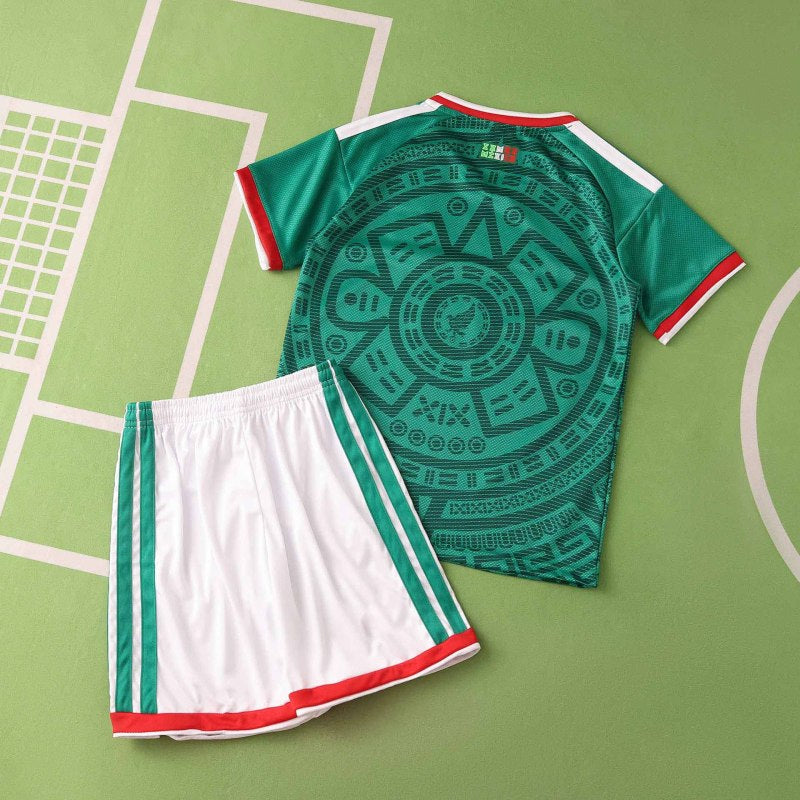 2026 Mexico World Cup Home Kids Football Jersey – 4