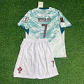 Cristiano Ronaldo Portugal 2026 World Cup Kids White Away Football Jersey – Back View