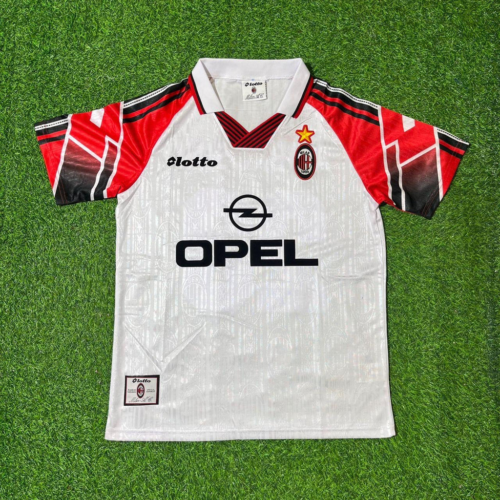 1997 Massimo Ambrosini #23 AC Milan Away Retro Football Jersey – Front View